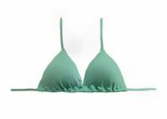 Biquíni feminino cortininha verde com bojo parte de cima avulso