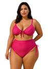 Biquíni Feminino Plus Size Aro Sem Bojo Calcinha Cintura Alta