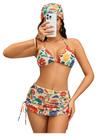 Biquíni feminino RoseSeek Triangle Halter com capa