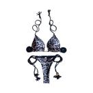 Biquini Feminino Sexy com Estampa Leopardo - Conjunto 2 Peças Ruotongseppt 2023