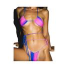 Biquini Feminino Sexy Halter com Estampa - Conjunto 2 Peças para Praia