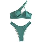 Biquíni feminino sólido de duas peças sexy push-up pad swimwear maiô conjunto de roupa de praia