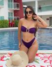 Biquini Feminino Thalyta sem alça com bojo asa delta Biquini Feminino Thalyta sem alça com bojo asa delta