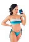 Biquíni Feminino Top Faixa Tropical com Bojo e Calcinha Empina Bumbum Biquíni Feminino Top Faixa Tropical com Bojo e Calcinha Empina Bumbum