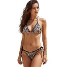 Biquíni Feminino Zebra Conforto Ajustavel Perfeito Praia -