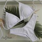 Biquini fio duplo branco