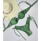 Biquíni Fio Duplo com Bojo Removível e Búzios Moda Praia Verão Feminino P M G GG