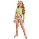 Biquíni flora 3 peças lima neon dry uv50+ infanti Biquíni flora 3 peças lima neon dry uv50+ infanti