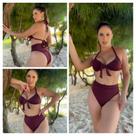 Biquini hot pant top com bojo G - Lucy Pinheiro Modas
