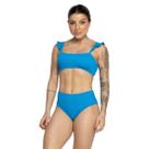 Biquíni Hot Pants Manguinha Básico Vekyo Cintura Alta Confotavel Verão Moda Praia Feminina