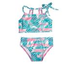 Biquíni Infantil Aloha Tip Top Estampado Azul Proteção UV50+ -