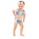 Biquíni Infantil bebê menina short e cropped