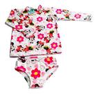 Biquini Infantil + Blusa Proteção Solar Infantil Uv50 Personagem