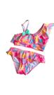 Biquini infantil estilo top calcinhade babadinho de sereia Biquini infantil estilo top calcinhade babadinho de sereia