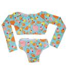Biquini infantil manga longa Estampado