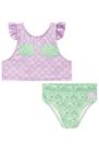 Biquíni Infantil Menina Sereia UV50 Lilás Moda Praia