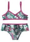 Biquini Infantil Menina Verão Praia Verde Floral Malwee