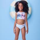 Biquíni Infantil Momi Listrado Stitch e Angel Azul Tamanho:12Cor:Igual da foto