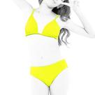 Biquini Infantil Praia Verão Uv50 Cortininha Amarelo 1 ao 14 Biquini Infantil Praia Verão Uv50 Cortininha Amarelo 1 ao 14
