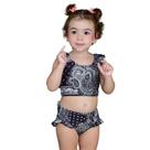 Biquíni Infantil Proteção UPF50+ Bebê Laço - Bandana Preta - Verão 2024 Biquíni Infantil Proteção UPF50+ Bebê Laço - Bandana Preta - Verão 2024