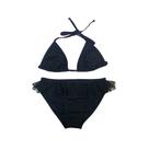 Biquíni Infantil Proteção UPF50+ Cortininha Calcinha Babado - Tulle Du Soir