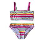 Biquíni Infantil Proteção UPF50+ Léla Princess stripe
