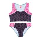 Biquíni Infantil Proteção UPF50+ Top Atlético - Polka Dots Triple
