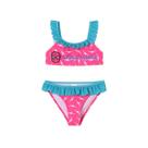 Biquini Infantil Proteção UV Spider Man Rosa 4 a 10 anos -