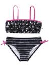 Biquini Infantil Verão Praia Menina Azul Heart Malwee