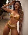 Biquíni Luar Hot Pants Dourado