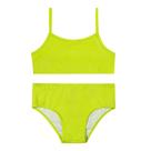 Biquíni Menina BGR em Malha Splash c/ Proteção UV50+ Neon Tamanho:12Cor:AMARELO