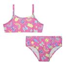 Biquíni Menina BGR em Malha Splash c/ Proteção UV50+ Tamanho:3Cor:ROSA