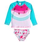 Biquíni Menina Manga Longa Tip Top Conjunto Uv50 Protecao 1g