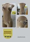 Biquíni Modelo Cortininha Tanga - Animal Print Nude TAM: M