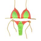 Biquini neon vibes fio dental cordas