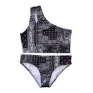 Biquini Ombro Gota Bandana Preta