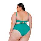 Biquini Plus Size 2 em 1 Top Plus Calcinha Cintura Alta Nova Coleção