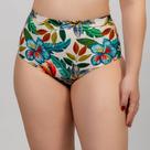 Biquini Plus Size Calcinha Hot Pant Estampada Cintura Alta Proteção UV50+ Biquini Plus Size Calcinha Hot Pant Estampada Cintura Alta Proteção UV50+