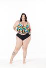 Biquíni Plus Size Cintura Alta E Babado Na Barriga Biquíni Plus Size Cintura Alta E Babado Na Barriga