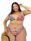 Biquíni Plus Size Cintura Alta Sem Bojo