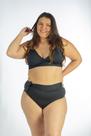 Biquíni Plus Size Liso com Bojo V e Calcinha Hot Pant Laço Biquíni Plus Size Liso com Bojo V e Calcinha Hot Pant Laço