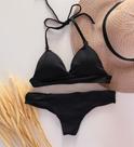 Biquíni Serena Cortininha Fixa Levanta bumbum - preto PP
