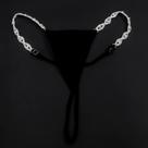 Biquíni Sexy Feminino Com Strass E Decoração De Olho De Diabo, Acessórios De Joias Para O Corpo