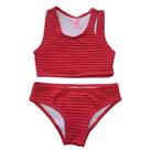 Biquíni Teen Lycra Proteção UPF50+ Top Gota - Coral