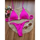 Biquíni Top Cortininha Marquinha De Fita Bronze Perfeito Moda Praia Moda Praia Com bojo Removível