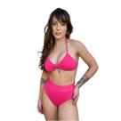Biquíni Top Nozinho Hot Pants Fio Duplo Canelado Ibiza