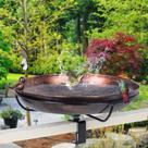Bird Bath DREAMSOUL montado no deck com braçadeira ajustável de metal