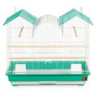 Bird Cage Prevue Hendryx SP1804TR-2 Triple Roof azul/branco Bird Cage Prevue Hendryx SP1804TR-2 Triple Roof azul/branco