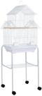 Bird Cage YML 5844 Pagoda com suporte, 18x14/pequena, branca Bird Cage YML 5844 Pagoda com suporte, 18x14/pequena, branca