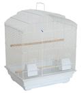 Bird Cage YML A5804 Shall Top, pequeno espaçamento de 3/8 barras, branco